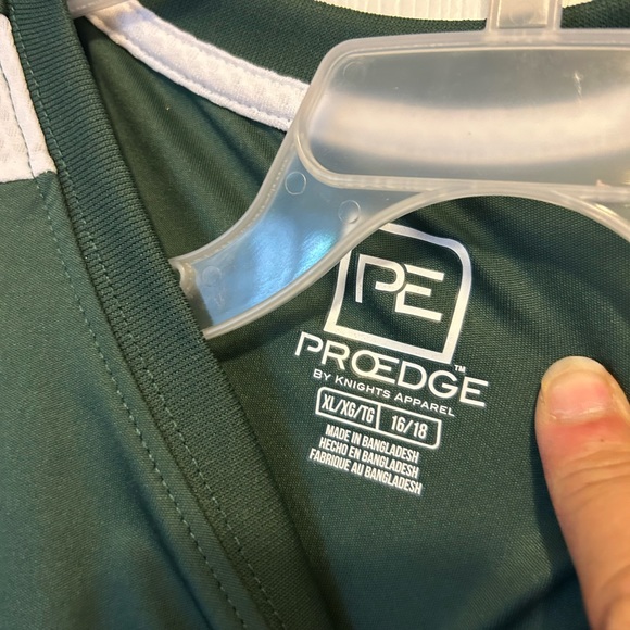 ProEdge By Knights Apparel MichiganState Spartans GreenShortSleeve🧑🏻‍🦱XL16-18 - Picture 2 of 3